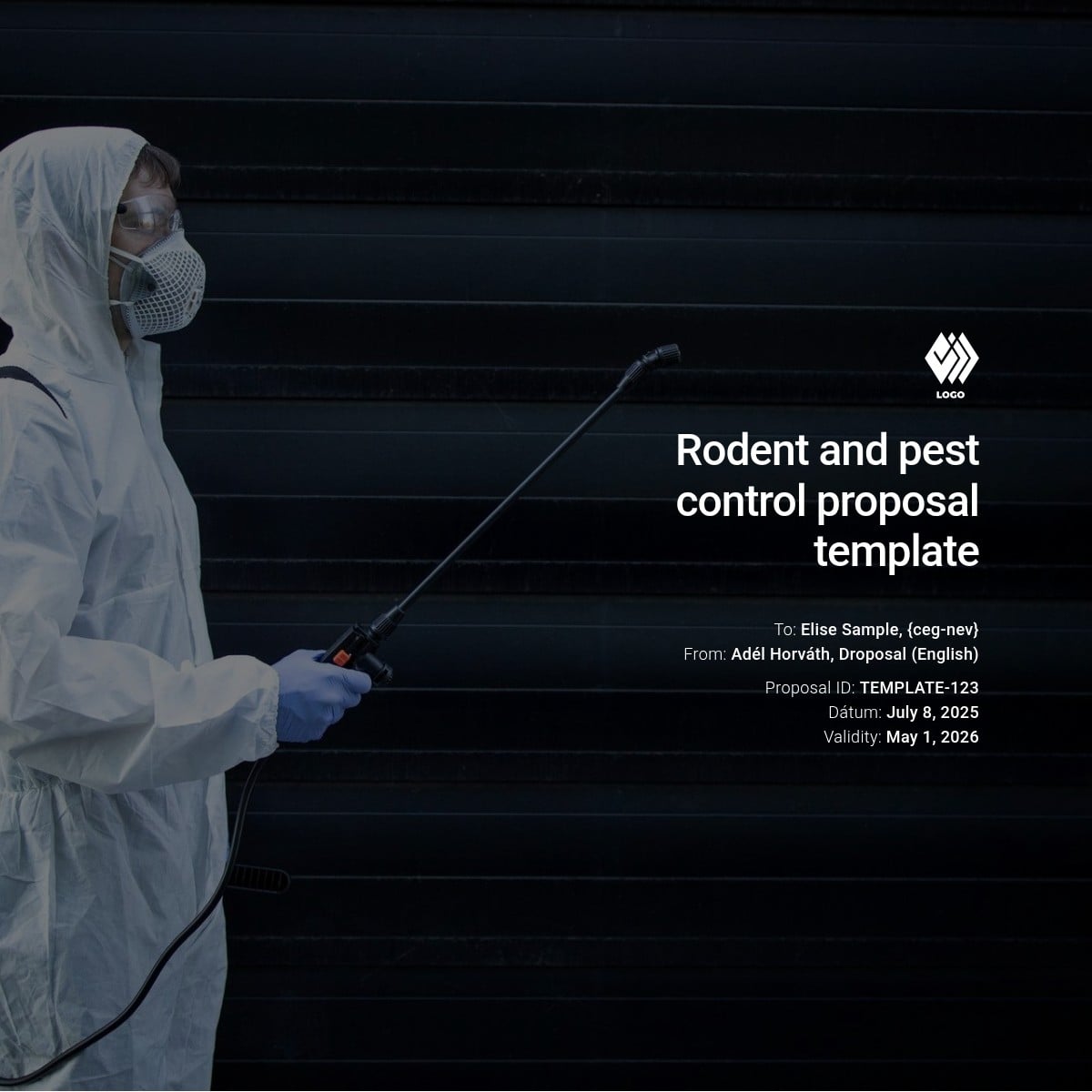 Rodent and pest control proposal template