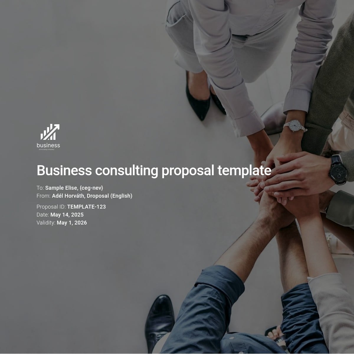 Business consulting proposal template