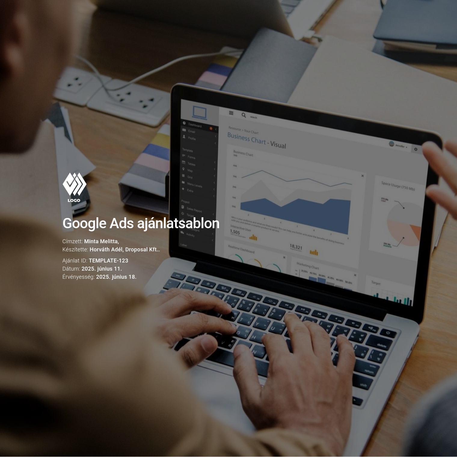 Google Ads ajánlatsablon