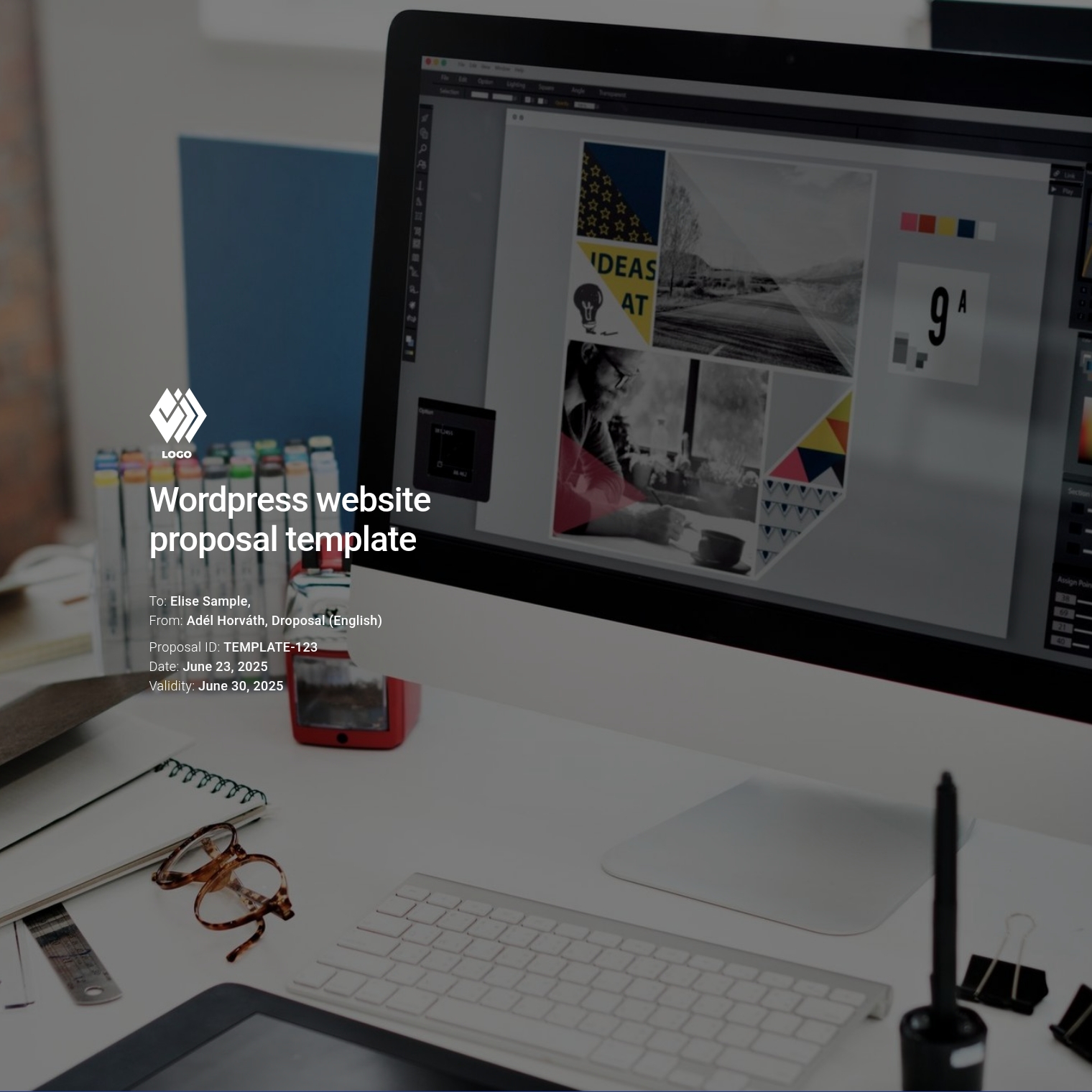 Wordpress website proposal template
