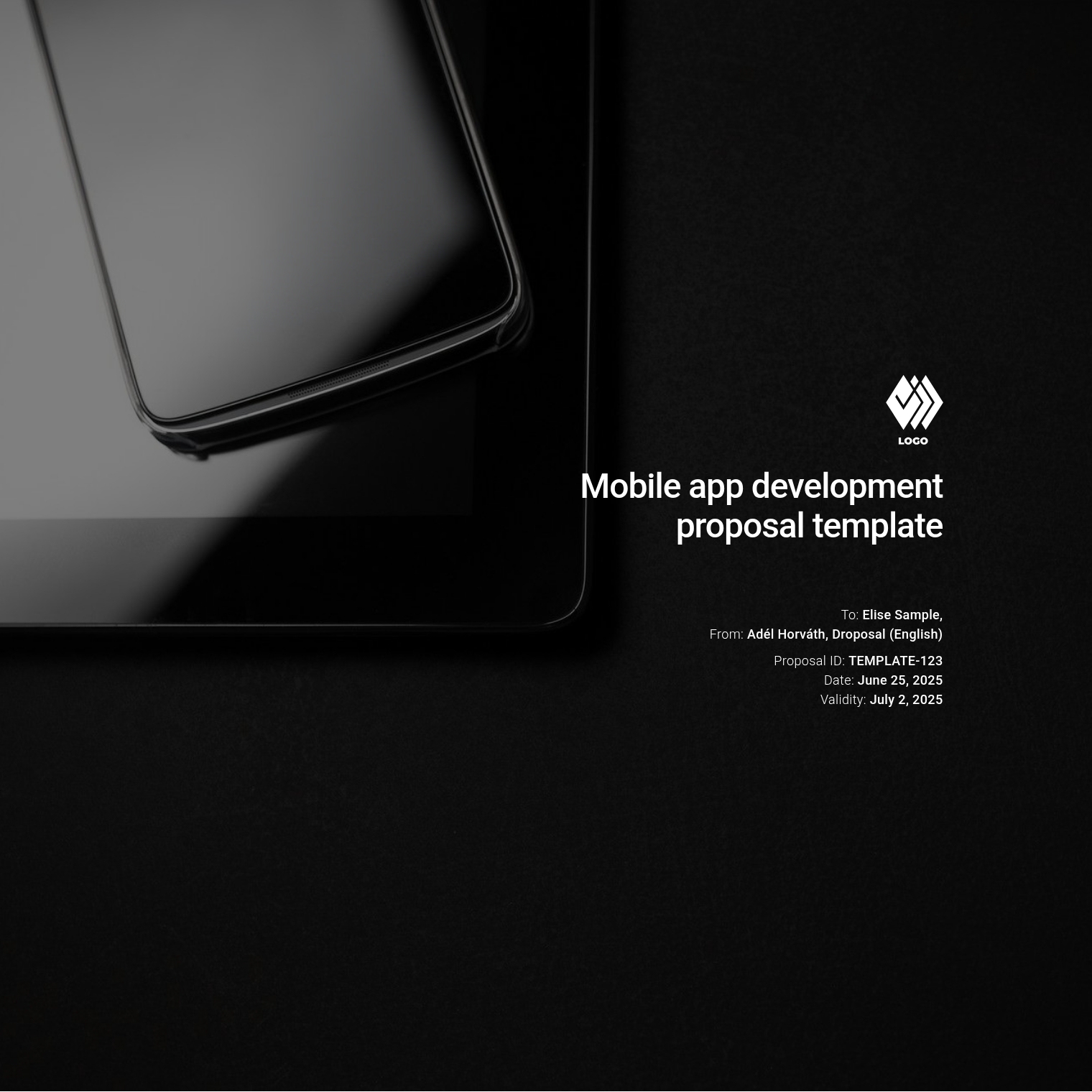 Mobile app development proposal template 